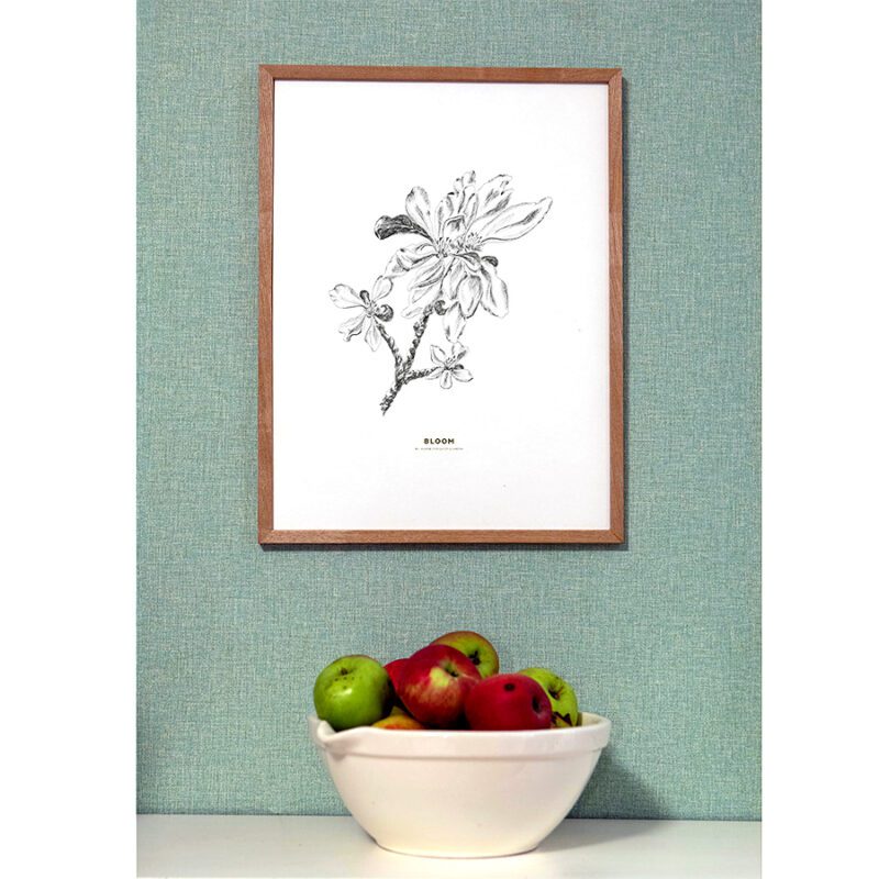 Appleblossom, äppleblom, print, poster, affisch