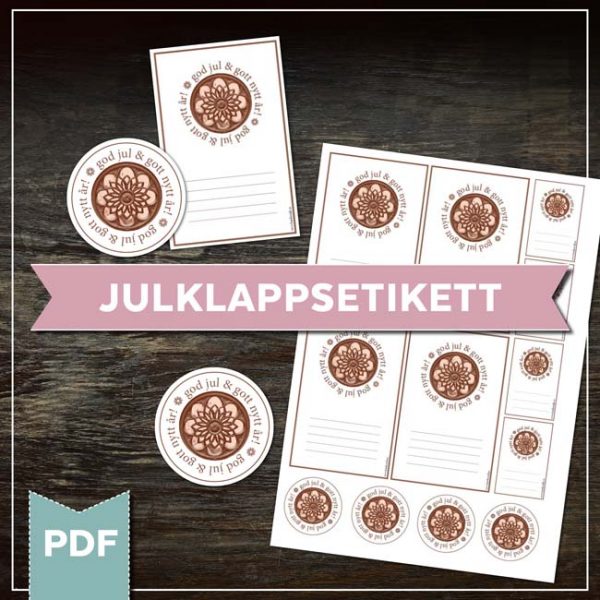 Julklappsetiketter