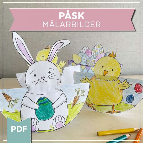 målarbilder påskmotiv att skriva ut