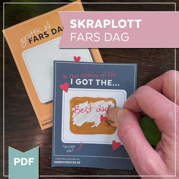 egen skraplott till fars dag